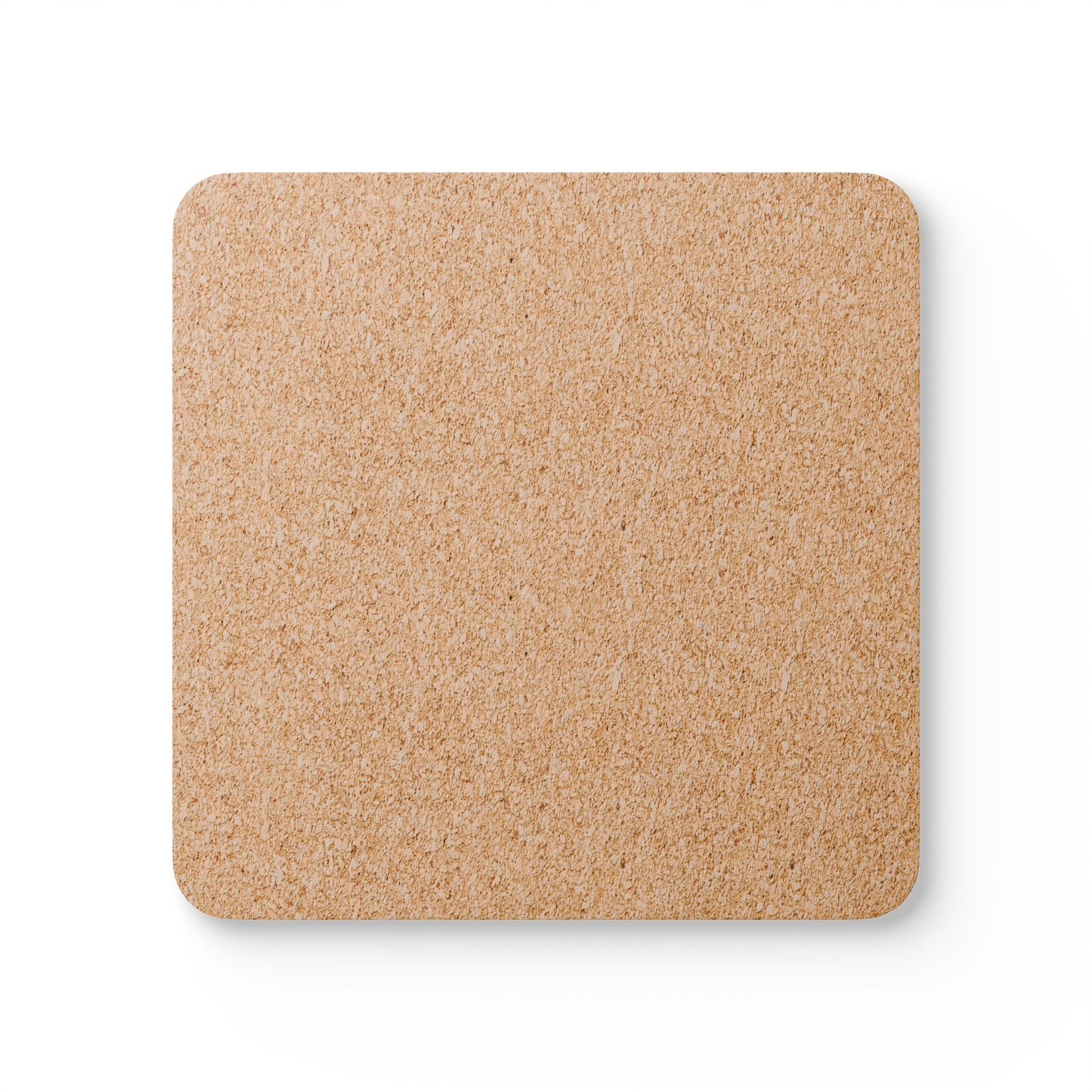 Coaster Set of 4 - Letter "P" Initial Pink Flower Gold Splash