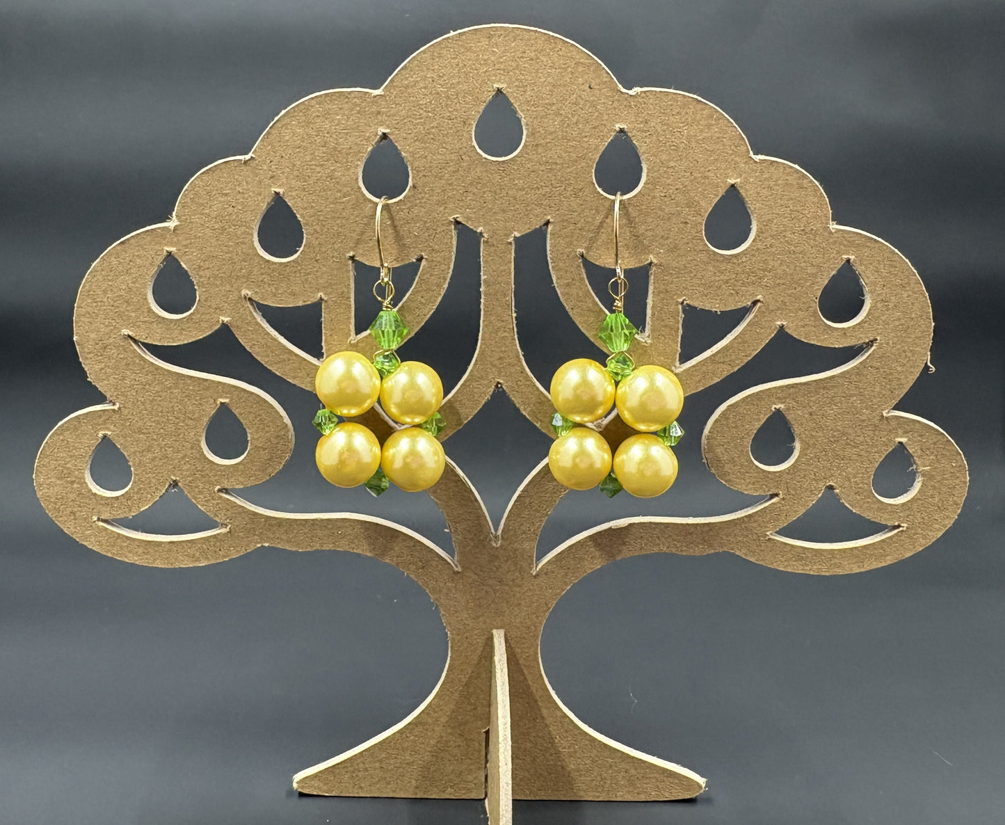 Sunshine Square Beaded Earrings