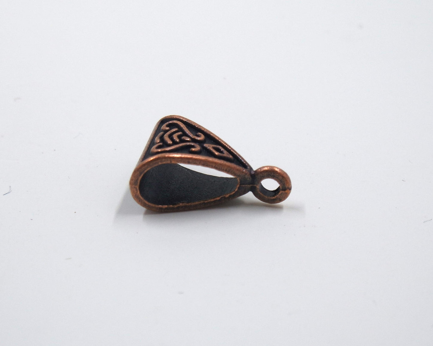 Celtic Triangle Charm Antique Copper