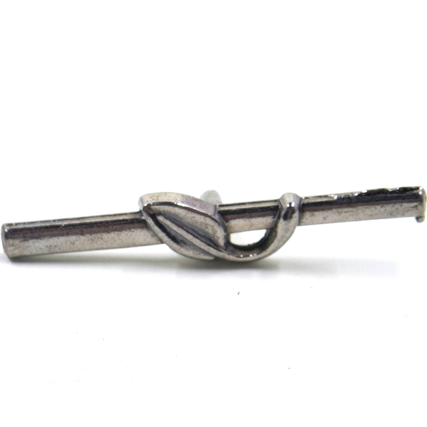 Leaf Toggle Clasp Gunmetal Tone