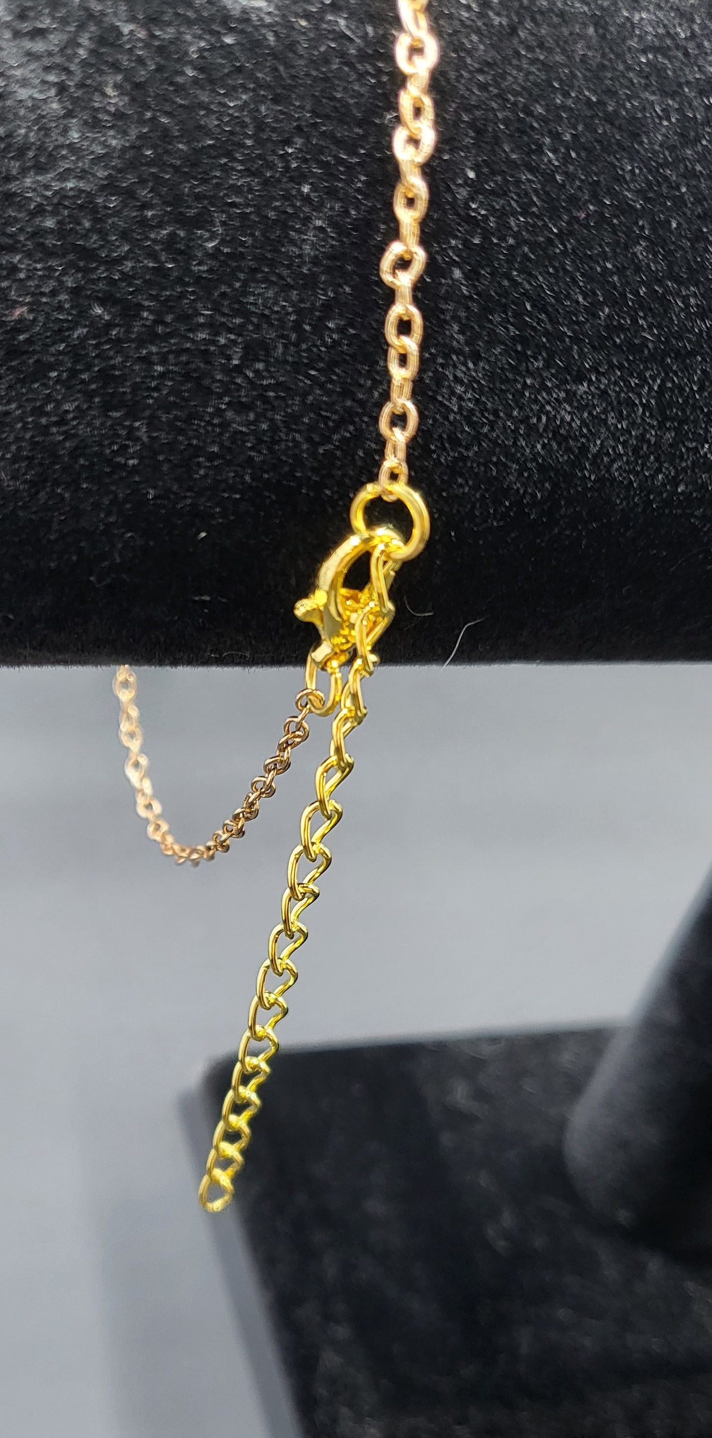 Red Bead Bar Gold Chain Bracelet - Unique Minimalist Jewelry