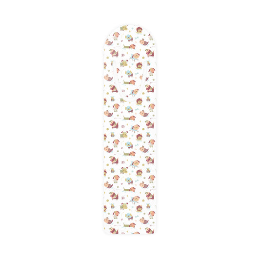 Metal Bookmark, dog pattern, pet lover, dog mom, cute dog, colorful bookmark