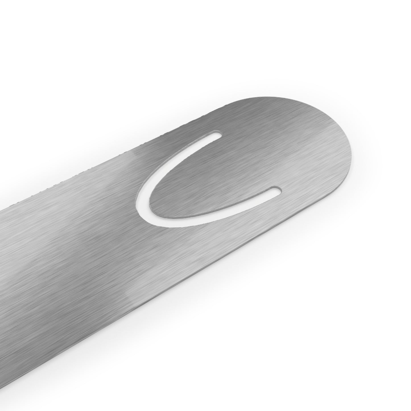 Metal Bookmark, black and white bookmark, stack of books, illustrated bookmark