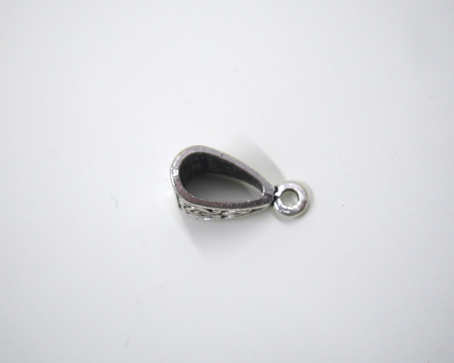 Celtic Triangle Charm Antique Silver