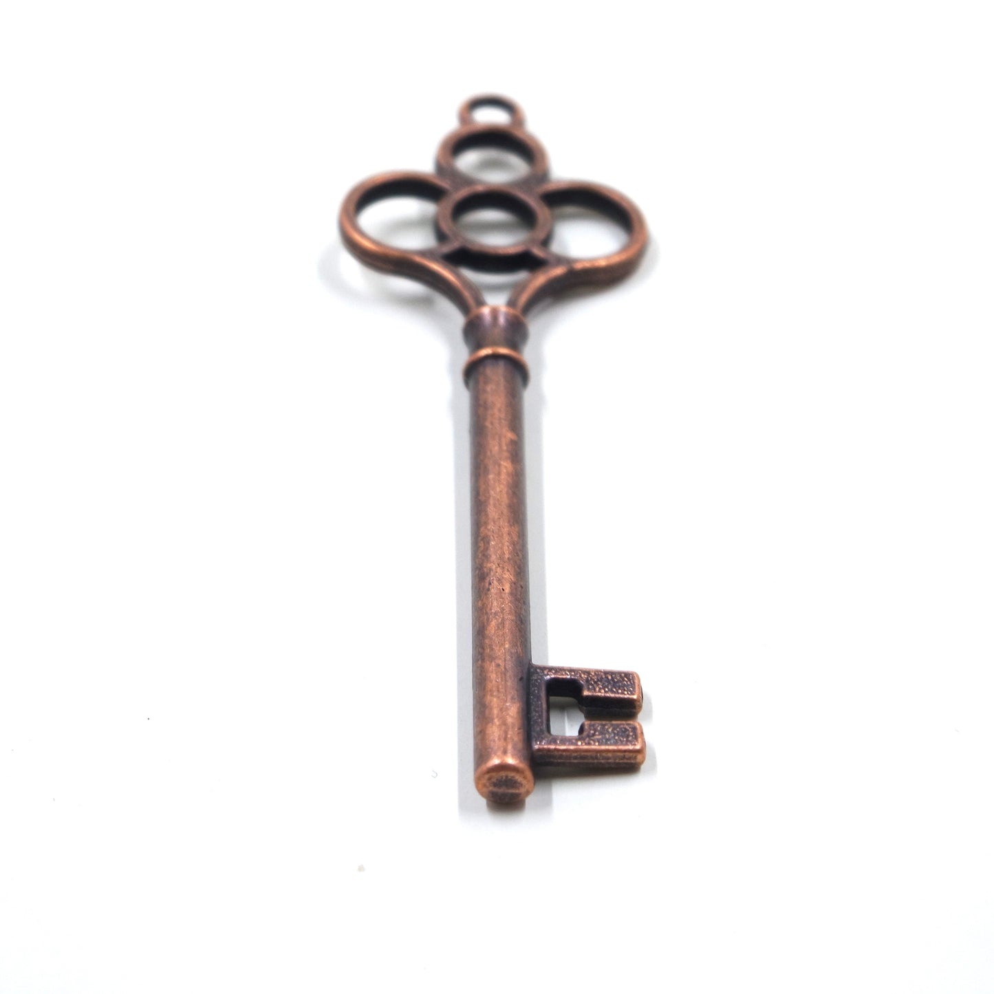 Key Charm Pendant Antique Copper Tone
