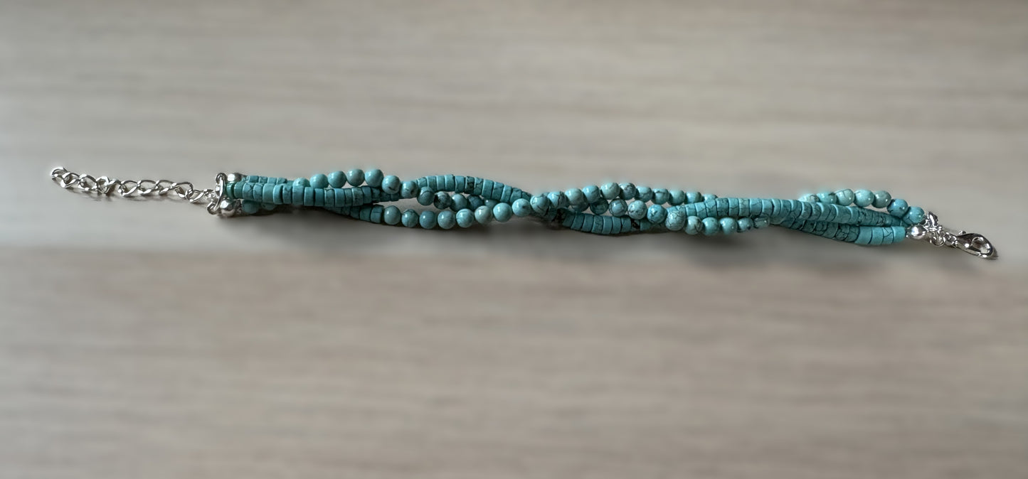 Turquoise Twist Bracelet