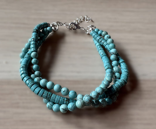 Turquoise Twist Bracelet