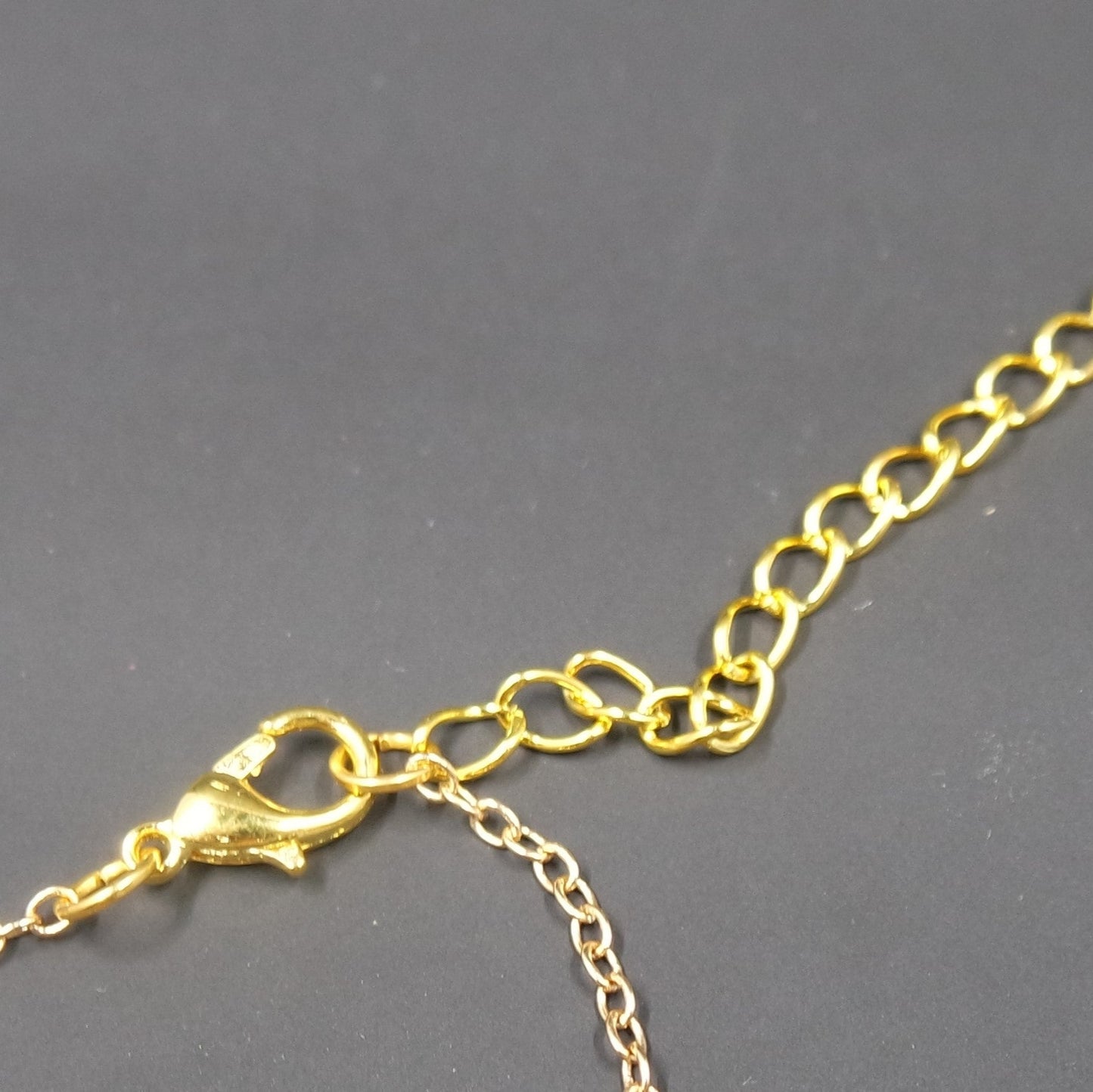 Elegant Red Bead Gold Chain Adjustable Bracelet